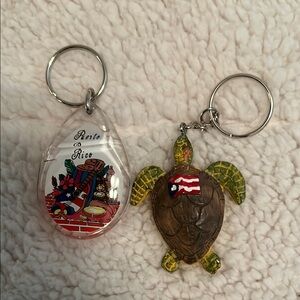 Puerto Rico Souvenir Keychain Set